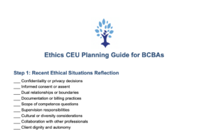 Ethics CEU Planning